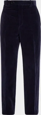 Jil Sander Cotton-Linen Velvet Trousers
