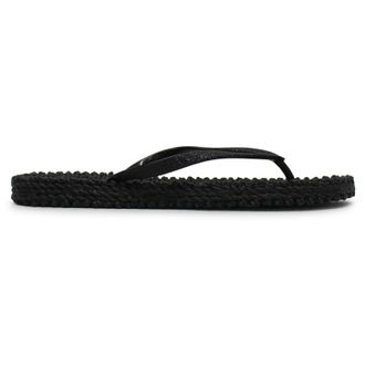 Ilse Jacobsen Cheerful 01 Rubber Womens Toe Post Sandals - Black - Size:UK 5