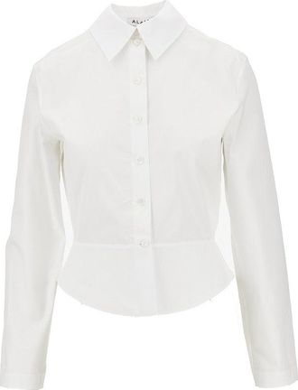 Alaia Poplin basque shirt Woman 40