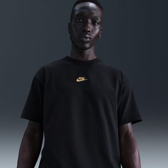 Nike Mens Nike Sportswear Premium Essentials T-Shirt in Black | DO7392-011