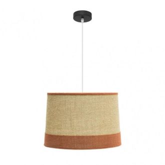 Fabrilamp Colgante De Saco Con Acabado Naranja Modelo Tietar - Fabrilamp