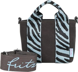 Fritzi Aus Preu&szlig;en Fritzi Bini Shoulder Bag Faux Leather Womens Crossbody Handbag Festival City Vegan Adjustable Webbing Strap 15.5 x 20 x 7 cm - Black, Green, Pink, Bei