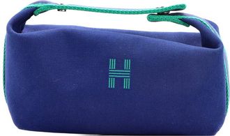 Herm&egrave;s Bride-A-Brac Travel Case Toile Pm (Authentic Pre-Loved)