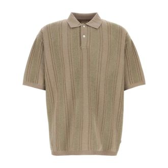 Nanam&iacute;ca Polo Shirts, male, Beige, Size: M Knit Polo Sweater