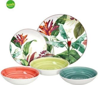 Tognana Servizio tavola Tognana m. Tropicalia 18 pz