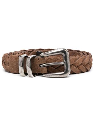 Brunello Cucinelli Cintura in pelle - Marrone