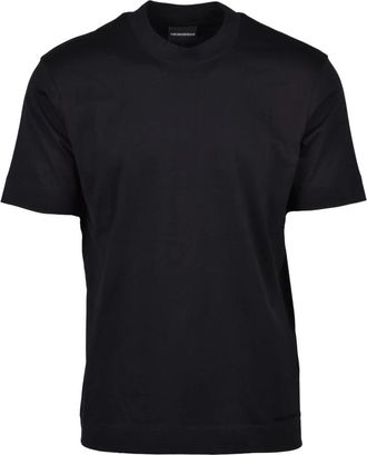 Emporio Armani tshirt - Heren - T-shirts - Zwart - L - Katoen - Tops