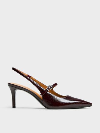 Charles & Keith Pointed Slingback Mary Jane Pumps