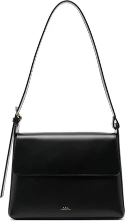 A.P.C. A.p.c., Tassen, Dames, Zwart, ONE Size, Leer, Virgin Flap