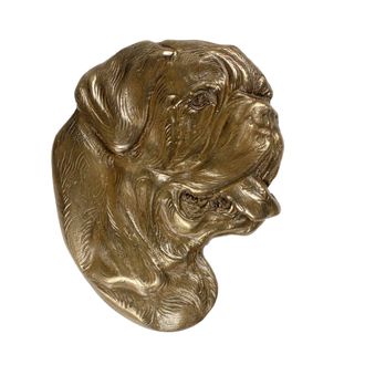 OEM Perro De Burdeos, Dogo De Burdeos, Mast&iacute;n Franc&eacute;s - Placa Conmemorativa Con Un Perro, Agradecimiento Personalizado, Premio, Diploma Con Dedicatoria De