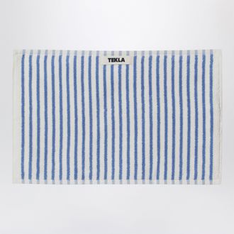 Tekla White striped guest towel 30x50