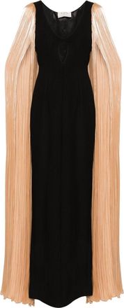 V:PM ATELIER Sareena maxi dress - women - Polyester/Rayon/Spandex/Elastane/Polyester/Spandex/Elastane - 36 - Black