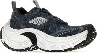 Balenciaga Mens Denim 6xl Sneakers Blue - White