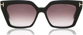 Tom Ford FT1030 WINONA 01Z Womens Sunglasses Black Size 53