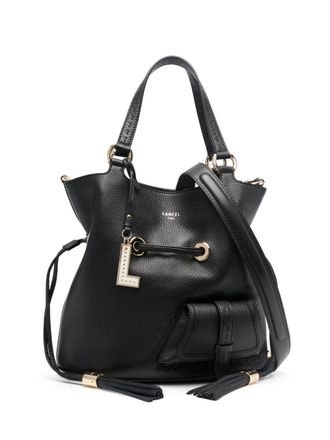 Lancel medium Premier Flirt bucket bag - women - Calf Leather/Cotton - One Size - Black