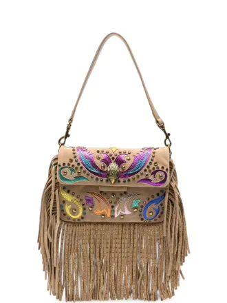 Kurt Geiger Shoulder Bag Fringe Oxford