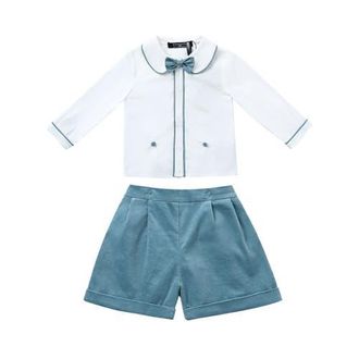 Moustache Montrose Formal Shorts Set in Light Blue at Nordstrom, Size 12M