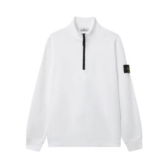 Stone Island Zip-throughs, male, Gray, Size: XL Zip-through Sweatshirt
