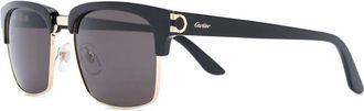 Cartier C D&eacute;cor Zonnebril - Heren - Zonnebrillen - Zwart - 54 MM - Accessoires