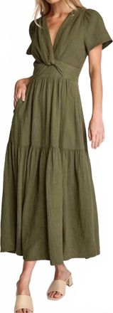 Sundays Fleet Flowy Dress In Olive