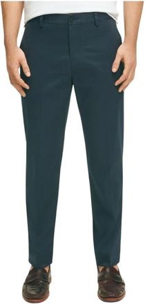 Brooks Brothers Stretch Cotton Advantage Chinos - Heren - Chinos - Blauw - W30 - Katoen - Broeken