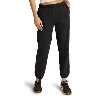 Beyond Yoga On the Go Cotton Blend Joggers in Black at Nordstrom Rack, Size X-Large