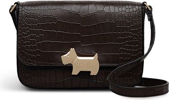 Radley London Percy Grove - Faux Croc Medium Flapover Crossbody Bag