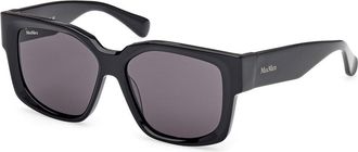 Max Mara MM0145 01A Womens Sunglasses Black Size 54
