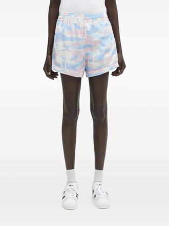 A Bathing Ape graphic shorts - Blue
