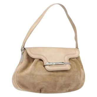 Cartier Pre-owned Vintage Hand Bag - Dames - Vintage Schoudertas - Beige - ONE Size - Leer - Vintage