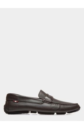 Bally Pilot Driver In Leather with Calf Leather Lining in Ebano 21 at Nordstrom, Size 40