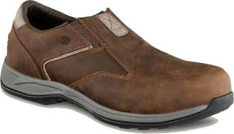 Red Wing Shoes Mens Comfortpro Composite Toe Slip On Work Shoes In Brown