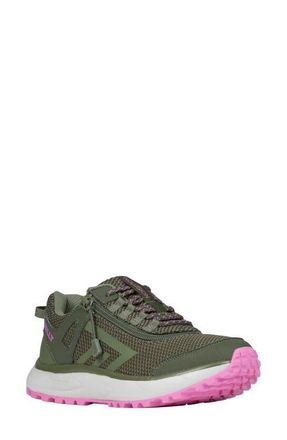 Billy Footwear Inclusion Trail Sneaker in Olive Green - Pink at Nordstrom, Size 7.5