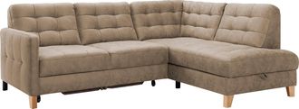 Exxpo Sofa Fashion Ecksofa »Elio, kompakt und komfortabel, bequem, zeitloses Design, L-Form« wahlweise mit Bettfunktion und Bettkasten