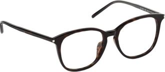 Saint Laurent Accessoires, Dames, Beige, ONE Size, Ronde Brillen