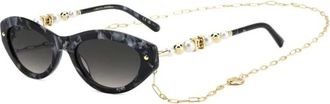 Carolina Herrera 0406/S Zonnebril - Dames - Zonnebrillen - Zwart - 52 MM - Accessoires