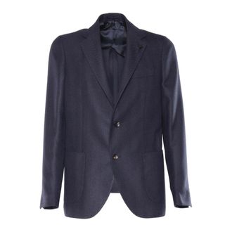 Lardini Formal Blazers, male, Blue, Size: XL Special Line Drop 7 Reg
