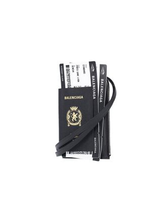 Balenciaga Mens Wallets Black Calf Leather