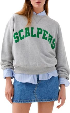 Scalpers Corporate Sweater in Greymelange at Nordstrom, Size X-Small