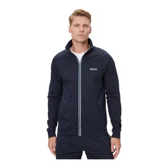 HUGO BOSS Heren, Sweatshirts & Hoodies, Blauw, Maat: M Katoen