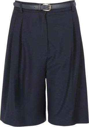 Max Mara Mujer, Pantalones cortos, Azul, Talla: M