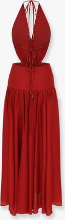 Zimmermann Womens Dress Indra Silk Red