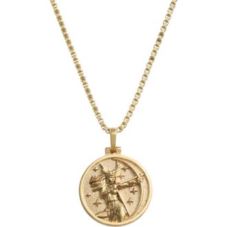 Awe Inspired Goddess Pendant Necklace in Artemis/gold at Nordstrom