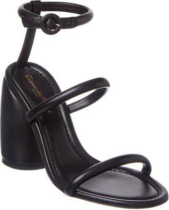 Gianvito Rossi Logo Leather Sandal