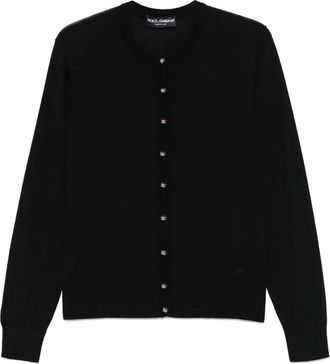 Dolce & Gabbana Stijlvolle Cardigan met Fxv 05Zjcvxfn 0000 - Dames - Vesten - Zwart - L - Truien & Vesten