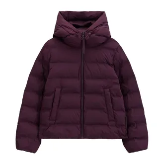 Marc O'Polo Jassen, Heren, Rood, M, Denim, Geweven Outdoor Jas, Heatsealed P