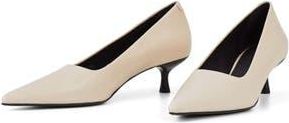 Vagabond Lykke Kitten Heel Pump in Cream at Nordstrom Rack, Size 10Us / 40Eu