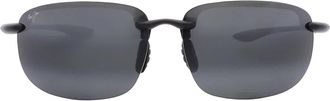 Maui Jim Hookipa XLarge Nuetral Grey Rectangular Mens Sunglasses 456-02 67
