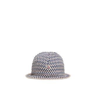 Moncler Moncler Crochet Cotton Blend Bucket Hat, Men, Multicolor, Size: Xl