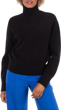 Burberry Chessie EKD Wool Cashmere Turtleneck Sweater, Size X-Small